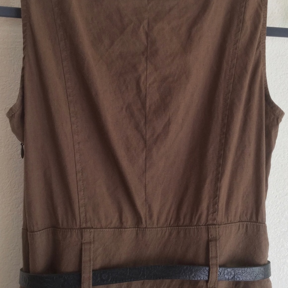 Elliot Lauren CoCo Linen Dress Western Prairie - Picture 5 of 5